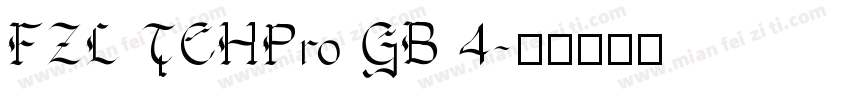 FZL TCHPro GB 4字体转换